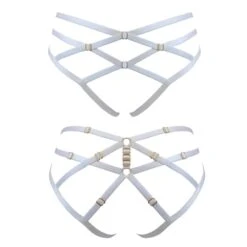 13ème LUNE Violette Culotte Harnais Blanc - Brigade Mondaine