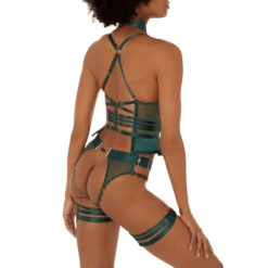 Kora Bordelle Basque - Brigade Mondaine Lingerie -BRIGADE MONDAINE Boutique 35