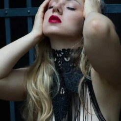 Asche Gold Collier Dentelle - Brigade Mondaine Paris 13 Asche Gold Collier Dentelle - Brigade Mondaine Paris -BRIGADE MONDAINE Boutique ASCHE GOLD ANTOINETTE Lingerie Boudoir 04