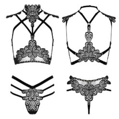 Asche Gold Culotte Harnais - Brigade Mondaine Paris 10 Asche Gold Culotte Harnais - Brigade Mondaine Paris -BRIGADE MONDAINE Boutique ASCHE GOLD AVELINE SET LINGERIE