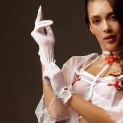 Brigade Mondaine - BAED STORIES <br /><strong> Gants Résille</strong> 15 Brigade Mondaine - BAED STORIES <br /><strong> Gants Résille</strong> -BRIGADE MONDAINE Boutique BAED STORIES BDSM Accessories MESH GLOVES 04