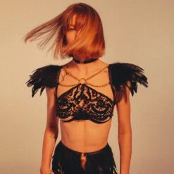 BAED STORIES Angel Role Play Set - Brigade Mondaine -BRIGADE MONDAINE Boutique BAED STORIES Black Angel RolePlay Costume 04