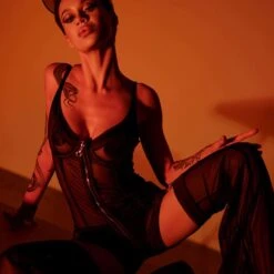 BAED STORIES Kitty Pop Catsuit Set- Brigade Mondaine -BRIGADE MONDAINE Boutique BAED STORIES CATSUIT KITTY POP 04