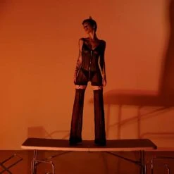 BAED STORIES Kitty Pop Catsuit Set- Brigade Mondaine -BRIGADE MONDAINE Boutique BAED STORIES CATSUIT KITTY POP 06