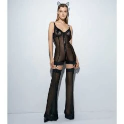 BAED STORIES Kitty Pop Catsuit Set- Brigade Mondaine -BRIGADE MONDAINE Boutique BAED STORIES CATSUIT KITTY POP 09