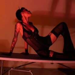 BAED STORIES Kitty Pop Catsuit Set- Brigade Mondaine -BRIGADE MONDAINE Boutique BAED STORIES CATSUIT KITTY POP 13