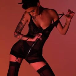 BAED STORIES Kitty Pop Catsuit Set- Brigade Mondaine -BRIGADE MONDAINE Boutique BAED STORIES CATSUIT KITTY POP 16