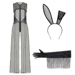 BAED STORIES Techno Bunny Catsuit Set- Brigade Mondaine