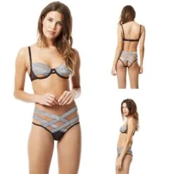 Brigade Mondaine - BLUEBELLA <br /><strong> Soutien-gorge Emilia Argenté</strong> -BRIGADE MONDAINE Boutique BLUEBELLA Emilia Silver Set 01