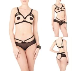 BORDELLE SignatureCulotte Ouverte Bondage-Belle Noir - Brigade Mondaine Le Luxe Érotique -BRIGADE MONDAINE Boutique BONDAGE BELLE CULOTTE OUVERTE 04