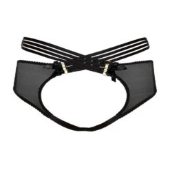 BORDELLE SignatureCulotte Ouverte Bondage-Belle Noir - Brigade Mondaine Le Luxe Érotique