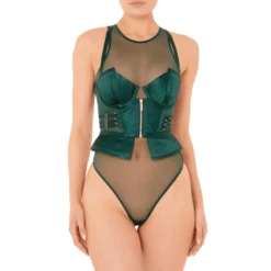 Kora Bordelle Basque - Brigade Mondaine Lingerie -BRIGADE MONDAINE Boutique BORDELLE AW23 KORA COLLECTION 36