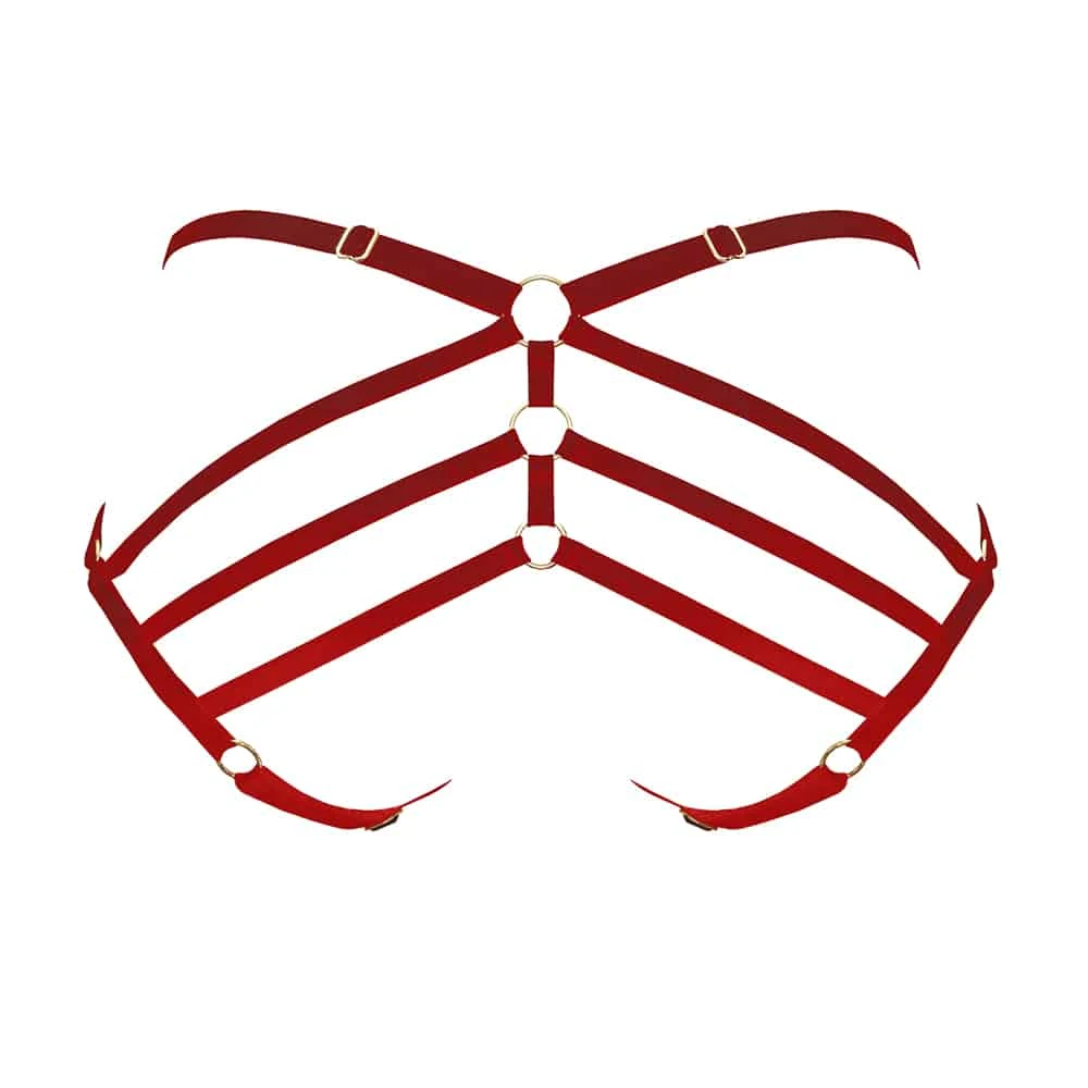 BORDELLE Culotte Ouverte Art Deco Rouge - Brigade Mondaine 5 BORDELLE Culotte Ouverte Art Deco Rouge - Brigade Mondaine – Image 3