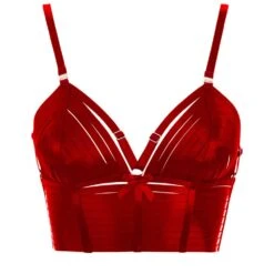 Devant 54 BORDELLE Bondage-Belle Crop Top - Brigade Mondaine