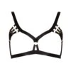 BORDELLE SignatureSoutien-gorge Ouvert Bondage-Belle Noir - Brigade Mondaine Le Luxe Érotique -BRIGADE MONDAINE Boutique BORDELLE Bondage Belle Frame Bra Black 00