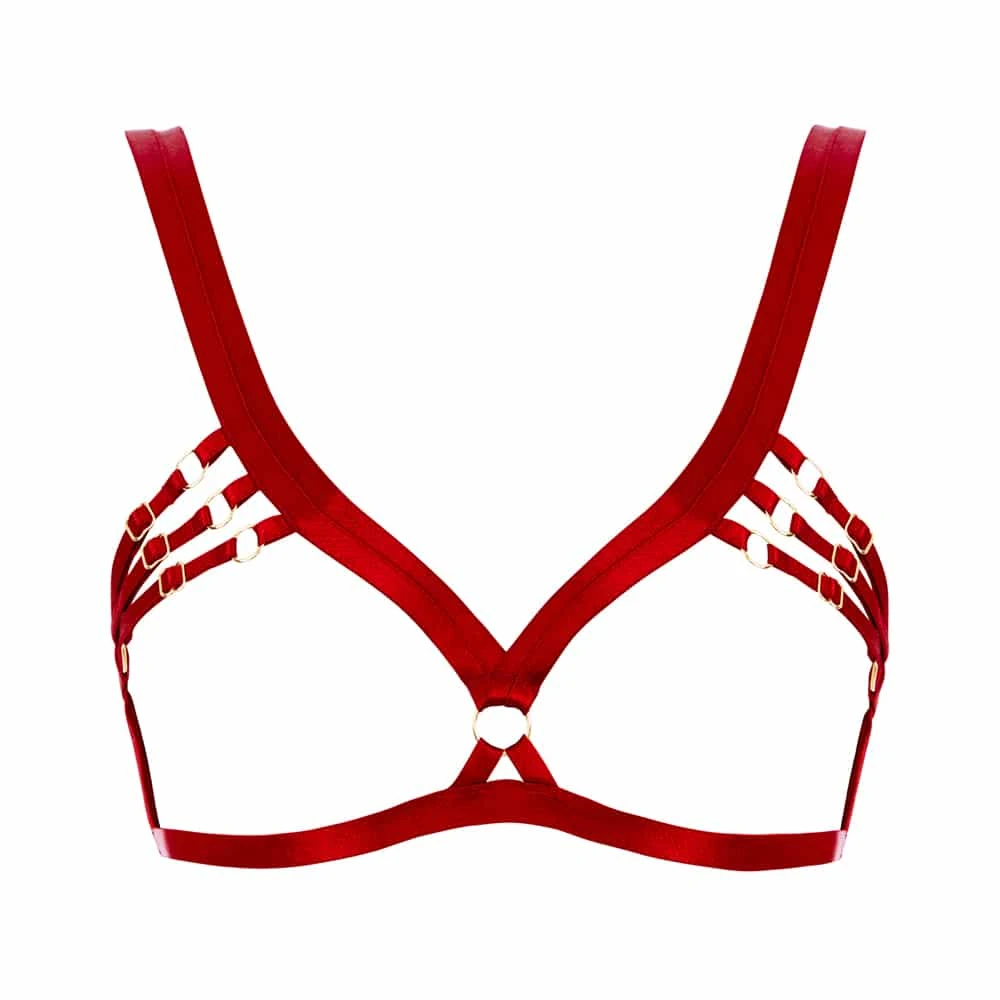 BORDELLE SignatureSoutien-gorge Ouvert Bondage-Belle Rubis - Brigade Mondaine Le Luxe Érotique 3 BORDELLE SignatureSoutien-gorge Ouvert Bondage-Belle Rubis - Brigade Mondaine Le Luxe Érotique