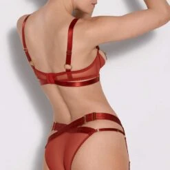 BORDELLE Soutien-gorge Gia Rouge - Brigade Mondaine 12 BORDELLE Soutien-gorge Gia Rouge - Brigade Mondaine -BRIGADE MONDAINE Boutique BORDELLE GIA SHELF BRA 5
