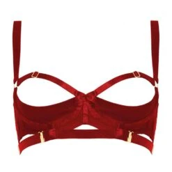 BORDELLE Soutien-gorge Gia Rouge - Brigade Mondaine