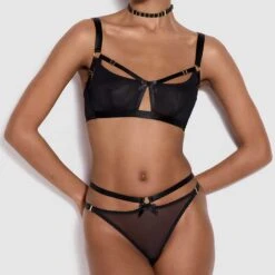 String Harnais Bordelle Signature - Brigade Mondaine Paris -BRIGADE MONDAINE Boutique BORDELLE HARNESS THONG 8