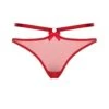 Brigade Mondaine - BORDELLE Signature <br /><strong> String Harnais Rouge </strong> -BRIGADE MONDAINE Boutique BORDELLE Harness Thong Red 01