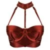 BORDELLE Signature Minerva Bustier Rubis - Brigade Mondaine 1 BORDELLE Signature Minerva Bustier Rubis - Brigade Mondaine -BRIGADE MONDAINE Boutique BORDELLE SIGNATURE Minerva Bodice Bra Red 01