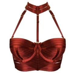 BORDELLE Signature Minerva Bustier Rubis - Brigade Mondaine