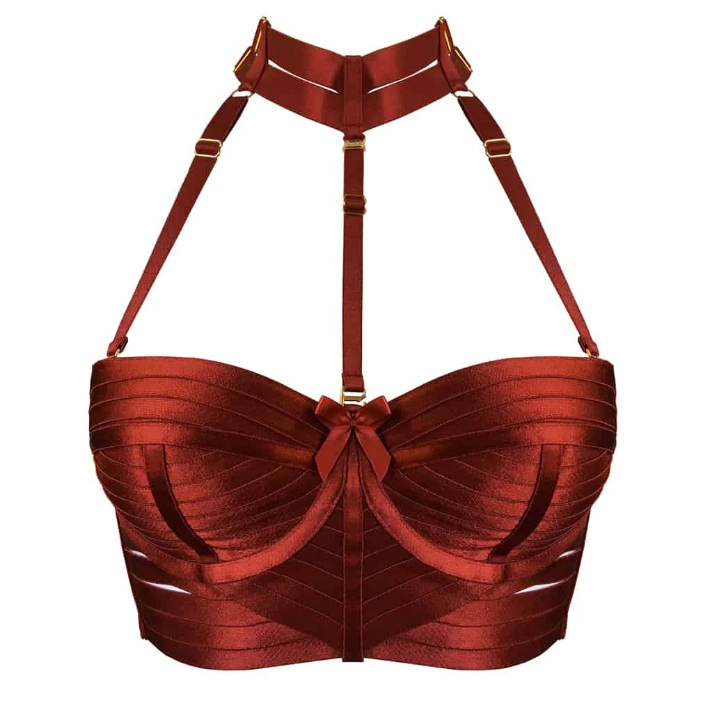 BORDELLE Signature Minerva Bustier Rubis - Brigade Mondaine 3 BORDELLE Signature Minerva Bustier Rubis - Brigade Mondaine