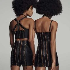 BORDELLE Signature Minerva Bustier Noir - Brigade Mondaine -BRIGADE MONDAINE Boutique BORDELLE Signature 01