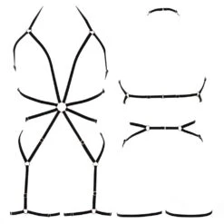 COUTURE DE NUIT Alexa Playsuit Noir - Brigade Mondaine