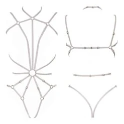 COUTURE DE NUIT Eva Playsuit Nude - Brigade Mondaine