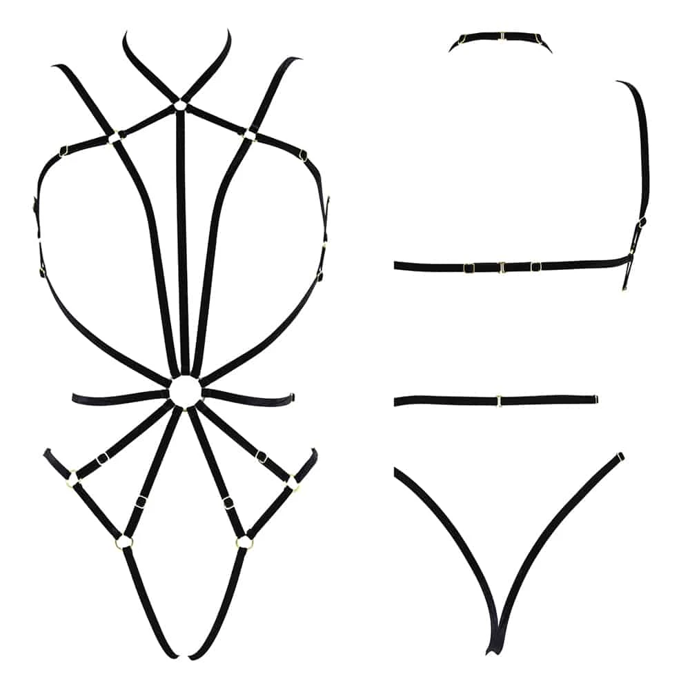 COUTURE DE NUIT Eva Playsuit Noir - Brigade Mondaine 3 COUTURE DE NUIT Eva Playsuit Noir - Brigade Mondaine