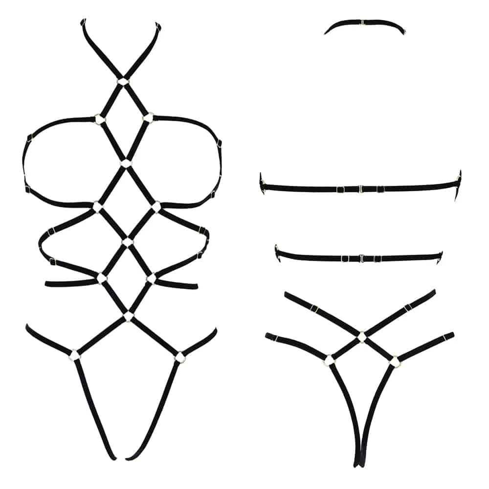 COUTURE DE NUIT Gia Playsuit Noir - Brigade Mondaine 3 COUTURE DE NUIT Gia Playsuit Noir - Brigade Mondaine