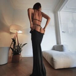 Brigade Mondaine - COUTURE DE NUIT <br /><strong> Indigo Playsuit Black </strong> -BRIGADE MONDAINE Boutique COUTURE DE NUIT INDIGO BLACK 04