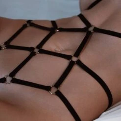 Brigade Mondaine - COUTURE DE NUIT <br /><strong> Indigo Playsuit Black </strong> -BRIGADE MONDAINE Boutique COUTURE DE NUIT INDIGO BLACK 05