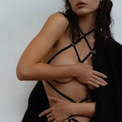 Brigade Mondaine - COUTURE DE NUIT <br /><strong> Indigo Playsuit Black </strong> -BRIGADE MONDAINE Boutique COUTURE DE NUIT INDIGO BLACK 21