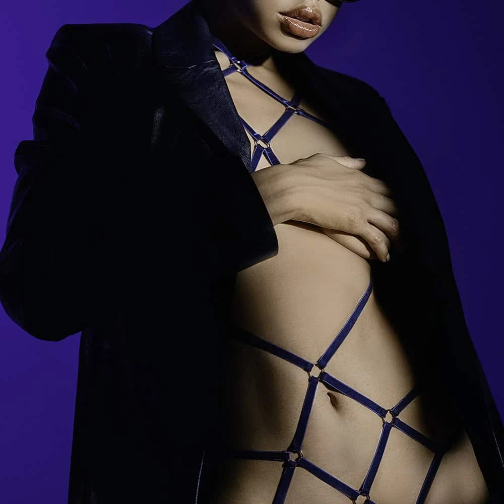 Brigade Mondaine - COUTURE DE NUIT <br /><strong> Indigo Playsuit</strong> 5 Brigade Mondaine - COUTURE DE NUIT <br /><strong> Indigo Playsuit</strong> – Image 3