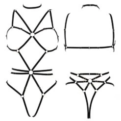 Brigade Mondaine - COUTURE DE NUIT <br /><strong> Kate Playsuit Noir</strong>