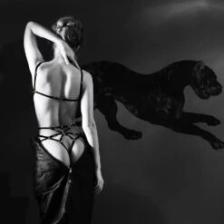 COUTURE DE NUIT Kate Playsuit - Brigade Mondaine -BRIGADE MONDAINE Boutique COUTURE DE NUIT KATE Black 10 1