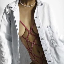 COUTURE DE NUIT Stella Playsuit Fuchsia - Brigade Mondaine -BRIGADE MONDAINE Boutique COUTURE DE NUIT Stella Fuchsia 23