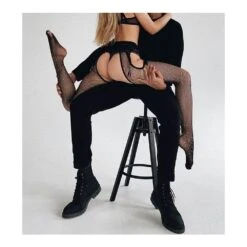 CRYSTAL EYEZ Collant Ouvert Swarovski - Brigade Mondaine 8 CRYSTAL EYEZ Collant Ouvert Swarovski - Brigade Mondaine -BRIGADE MONDAINE Boutique CRYSTAL EYEZ Cosmos 04