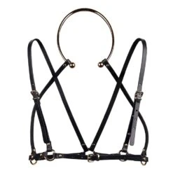 ELIF DOMANIC Harnais Bondage Cuir - Brigade Mondaine -BRIGADE MONDAINE Boutique ELIF DOMANIC AMATA HARNESS 02