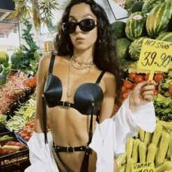 ELIF DOMANIC Soutien-gorge Bondage - Brigade Mondaine -BRIGADE MONDAINE Boutique ELIF DOMANIC BOUDOIR Luxury Bondage Accessories 70