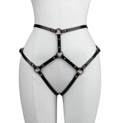 ELIF DOMANIC Culotte Harnais Bondage - Brigade Mondaine -BRIGADE MONDAINE Boutique ELIF DOMANIC DORIS THONG HARNESS 04