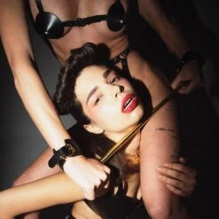 ELIF DOMANIC Soutien-gorge Cuir - Brigade Mondaine -BRIGADE MONDAINE Boutique ELIF DOMANIC NIPPLE COVER BRA 05