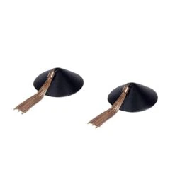 ELIF DOMANICPasties à Pompon En Cuir - Brigade Mondaine