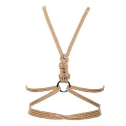 Brigade Mondaine - FIGURE OF A <br /><strong> Torso Harnais Self-Tie Beige </strong>