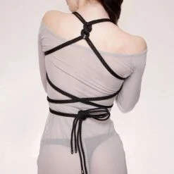 Brigade Mondaine - FIGURE OF A <br /><strong> Torso Harnais Self-Tie Noir </strong> 20 Brigade Mondaine - FIGURE OF A <br /><strong> Torso Harnais Self-Tie Noir </strong> -BRIGADE MONDAINE Boutique FIGURE OF A TORSO HARNESS BLACK 07