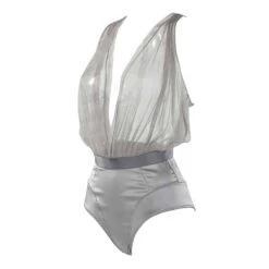 GONZALES Affaires Body Soie Demure - Brigade Mondaine 8 GONZALES Affaires Body Soie Demure - Brigade Mondaine -BRIGADE MONDAINE Boutique GONZALES AFFAIRES Demure Body Grey 02