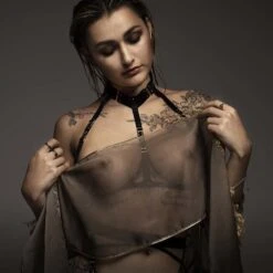 HERVÉ By Céline Marie VÉRÈNE Harnais - Brigade Mondaine -BRIGADE MONDAINE Boutique HERVE by Celine Marie Symbioticy Collection VERENE HARNESS 01