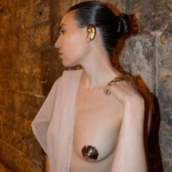 INCARNEM By Marine Billet Nippies - Brigade Mondaine -BRIGADE MONDAINE Boutique INCARNEM MARINE BILLET Nippies Anatomy Gold 13